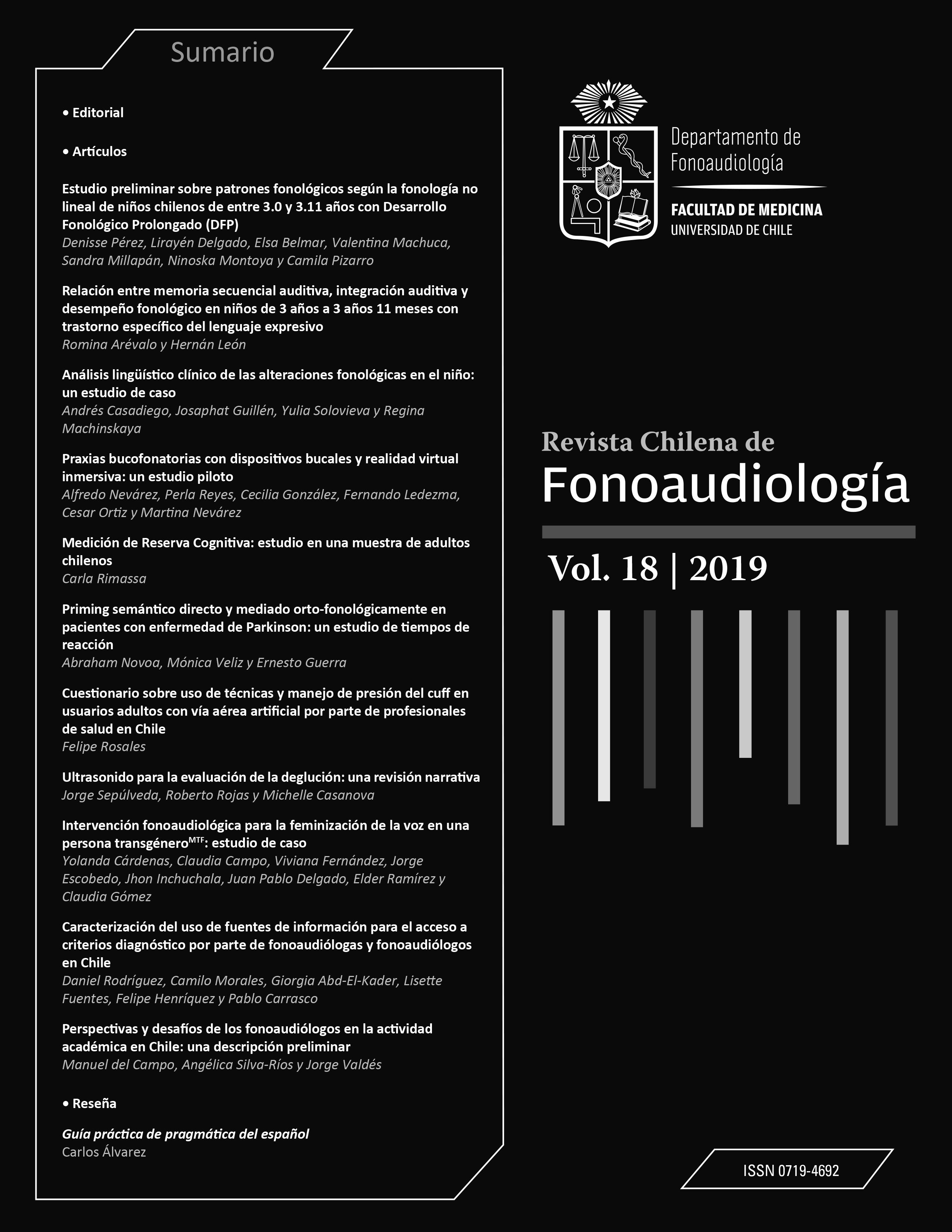 Revista Chilena de Fonoaudiología