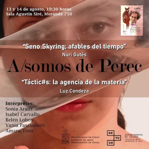 Académicas del Departamento de Danza presentan muestra bipartita en homenaje al escritor francés Georges Perec