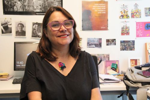 Carla Peñaloza Palma, académica del Departamento de Ciencias Históricas